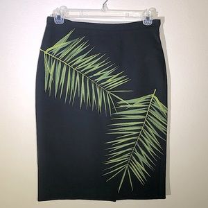 &OtherStories pencil skirt with leaf embroidery